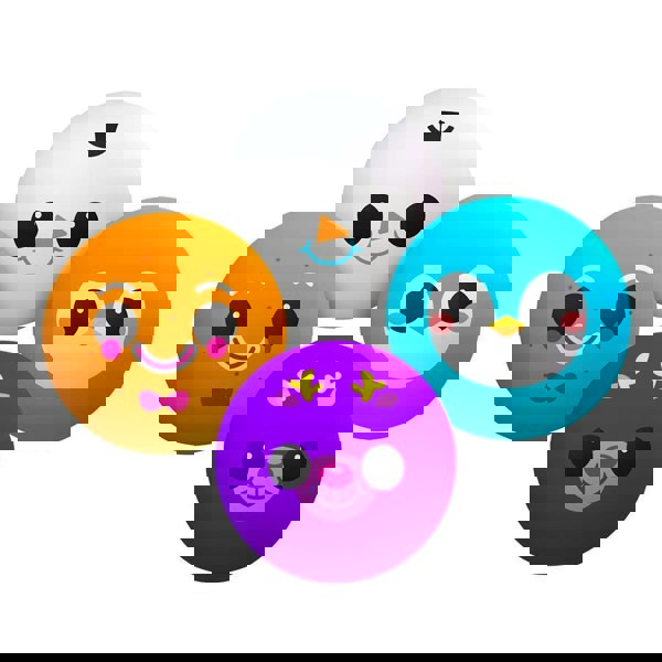 NeeDoh Squishmas Squishkins Nee Doh - 4 Piece Christmas Nee Doh Stress Ball
