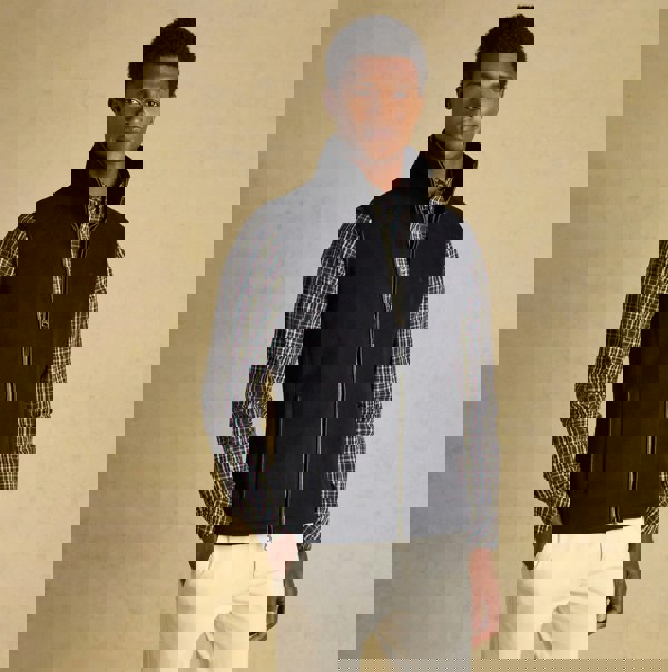 Joules HERITAGE FLEECE Mens Gilet Black