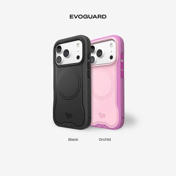 Tech21 Evo Guard Case with MagSafe & Holster for iPhone 17/18 Pro 6.3" Black - T21-11612