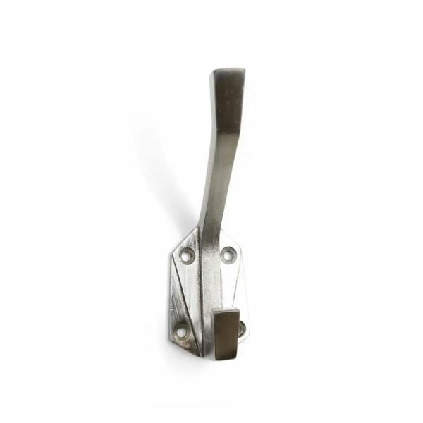 Chrome Art Deco Style Hat and Coat Hook - 150mm