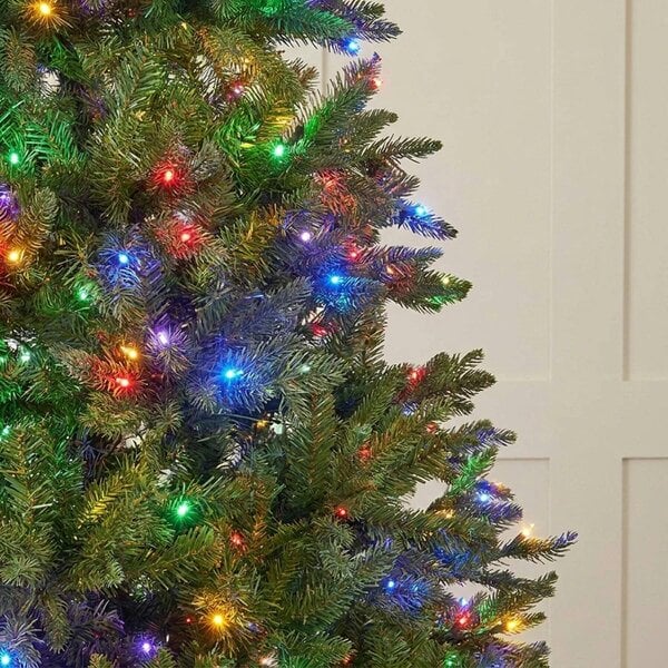 Garden Greatness 8ft Noble King Conifer Pre-Lit Christmas Tree