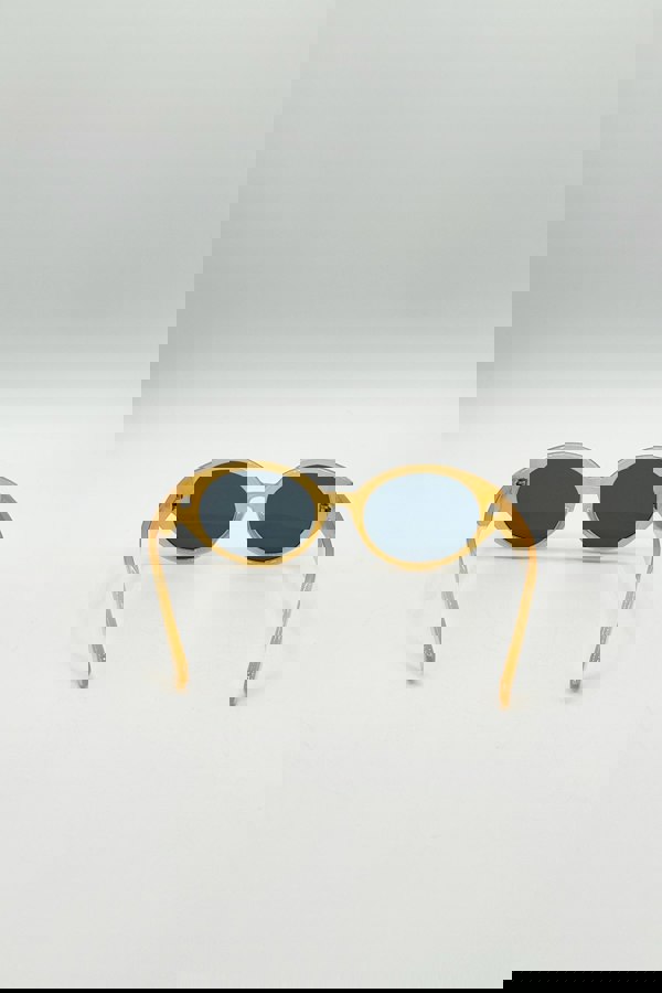 SVNX Oval Plastic Frame Sunglasses