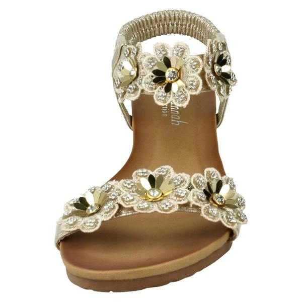 Savannah Ladies Savannah Mid Wedge Sandals