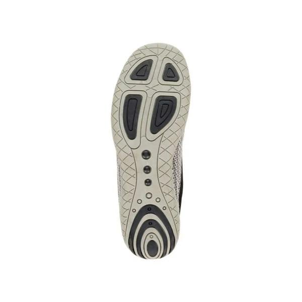 Aquafeel Unisex Ocean aqua shoe in black/grey with white textured sole