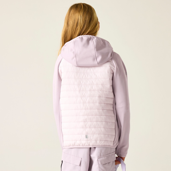 Regatta Kids Andreson Hybrid Padded Jacket - Powder Lilac/Pink Haze