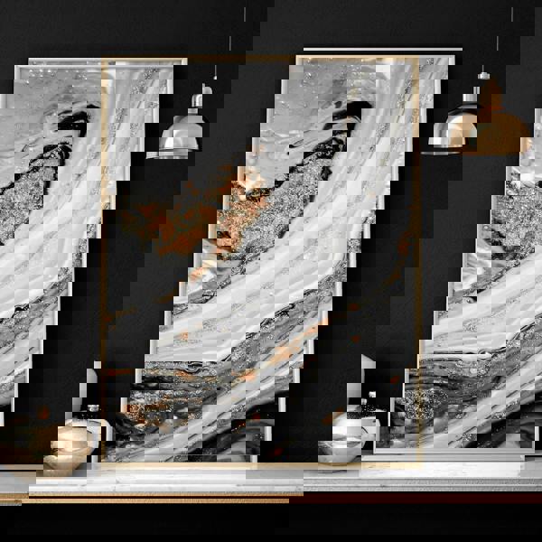 Contemporary art for living room | set of 3 wall art prints