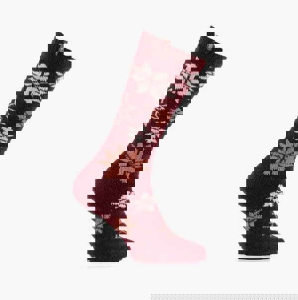 Totes Isotoner KNEE HIGH SUPERSOFT WELLY Womens Socks Berry: One Size