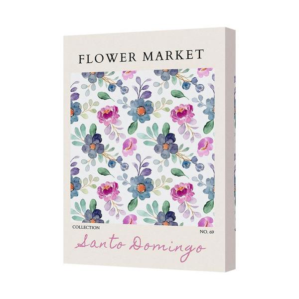 Benjamin Tate Design Flower Market Floral Canvas Art Print Santo Domingo Collection No 69