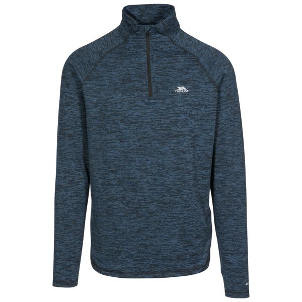 Trespass Mens Gerry Active Top - Vibrant Blue Fleck - 