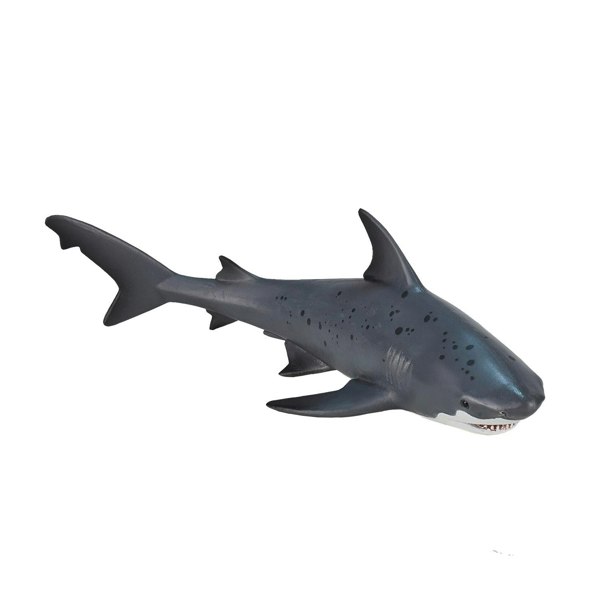 Mojo Fun Bull Shark Wildlife Toy Figure 15 cm Length Approx - 387270