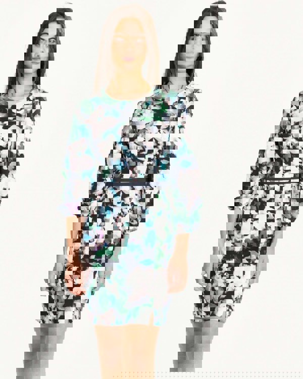 French Connection Dreda Print Flare Womens Dress