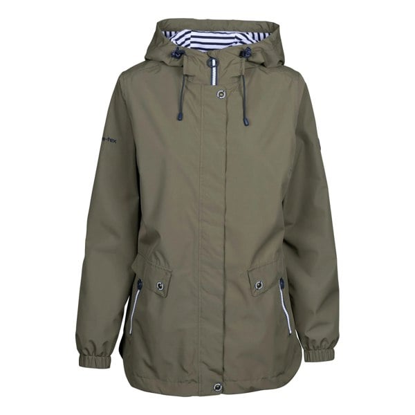 Trespass Womens/Ladies Flourish Waterproof Jacket - Herb