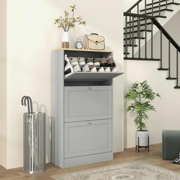 Flip-down Shoe Cabinet