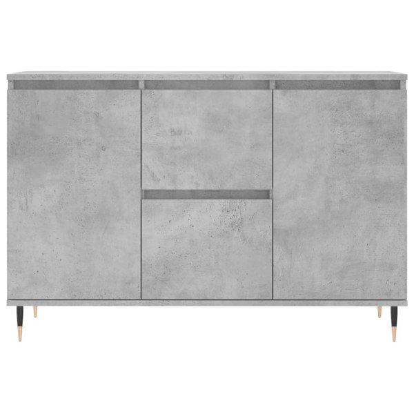 Berkfield Sideboard Concrete Grey 104x35x70 cm Engineered Wood