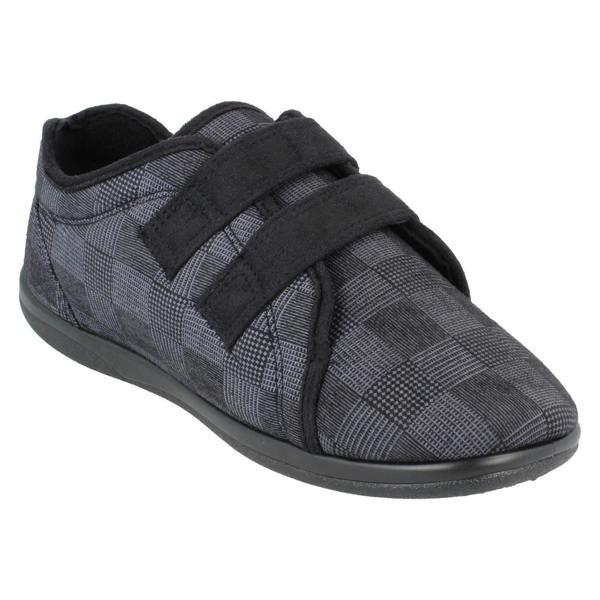 Padders Mens Padders Hook & Loop Slippers Dual