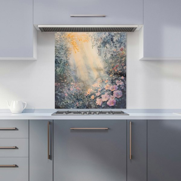 Warren Reed Flowers in the Wood Glass Kitchen Splashback - 00002