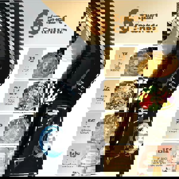 Spector Electric Stand Mixer 6.2L Stainless Steel Mixing Bowl 1400W 6 Speeds