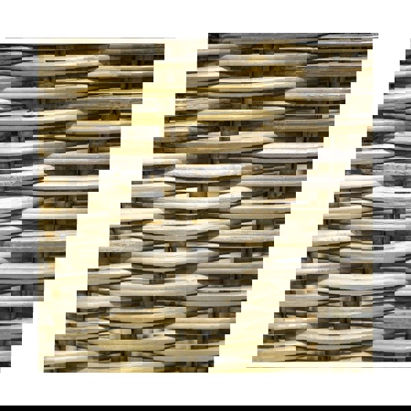 Ivyline Wicker Log Basket Square, Set of 2