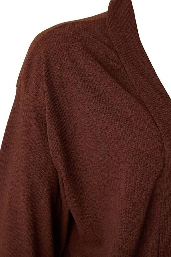 WOVCOR 2- Piece Straight Relaxed Fit Flexible Kimono Knit Plus Size Top and Bottom Set