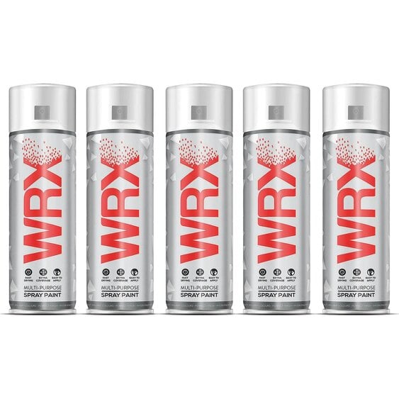 WRX 5X WRX Traffic Black Spray Paints 400ml