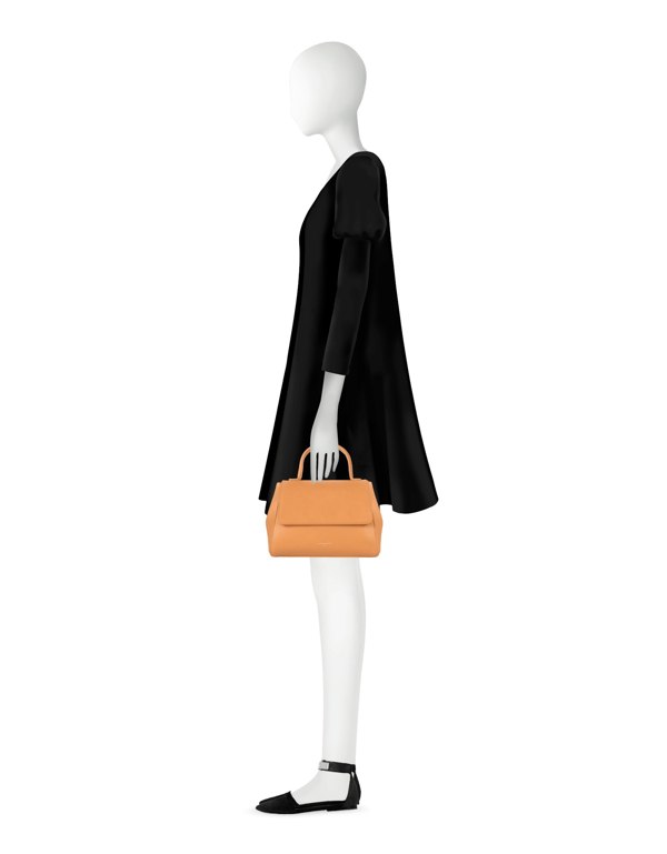 Le Parmentier Ladyfinger Crossbody Bag - Apricot