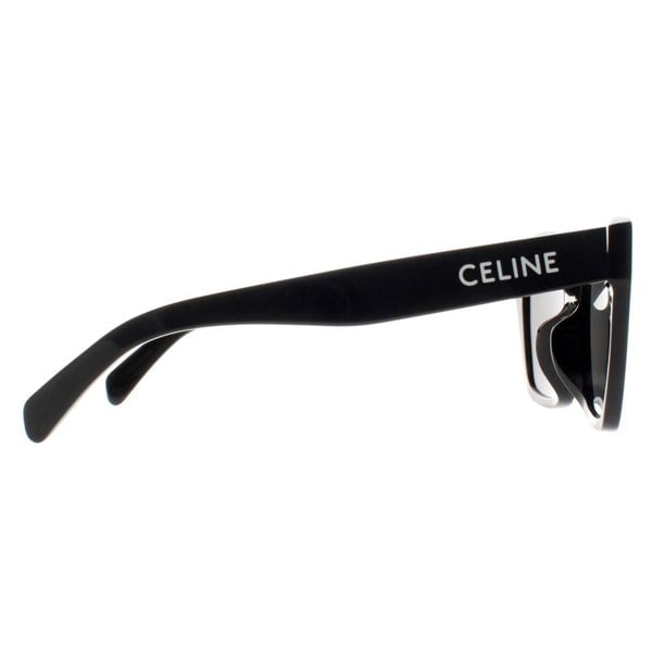 Celine Sunglasses Monochroms CL40198F 01A Shiny Black Smoke Grey