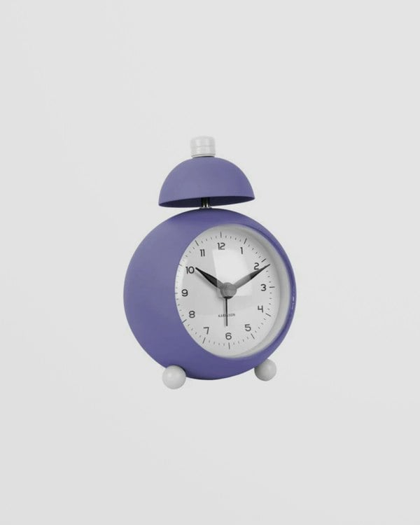 Alarm Clock Chaplin - Bright purple