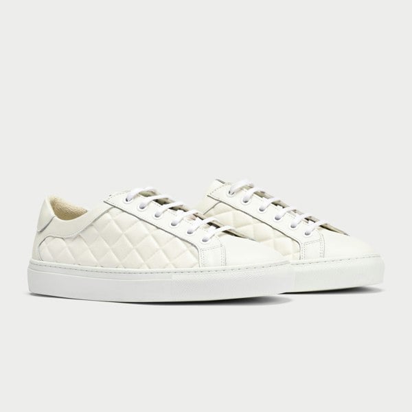 Calla Calla Star Trainers - White Quilted