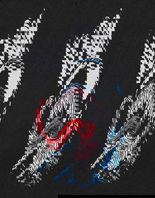 Marvel Venom Mens Black Tongue Short Sleeved T-Shirt