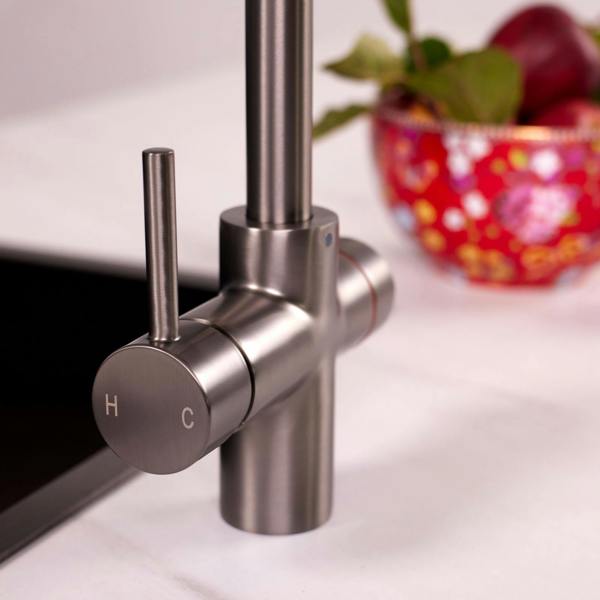 Impromta 3 in 1 Biometric Boiling Water Tap | Gun Metal Finish