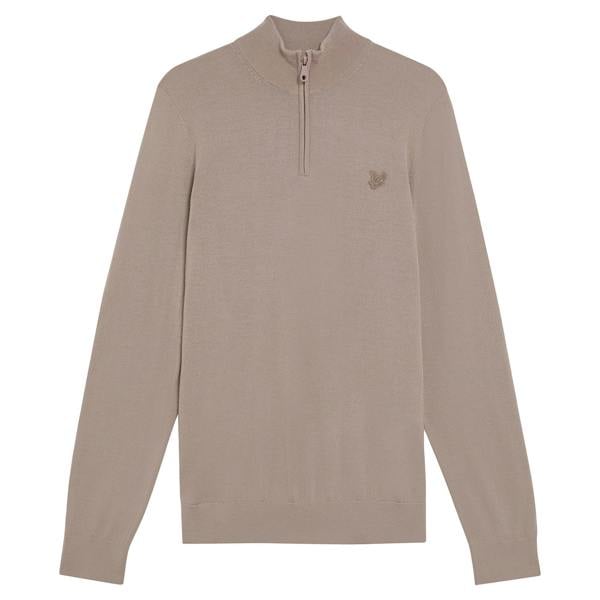 Lyle & Scott Tonal Merino Quarter Zip Jumper