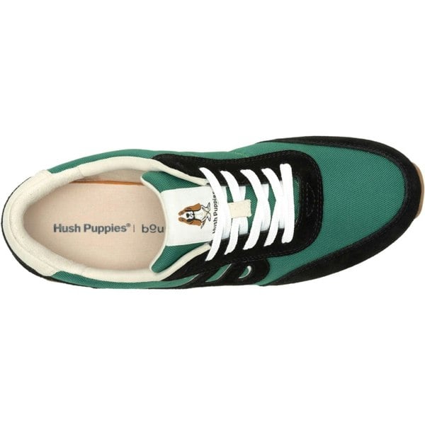 Hush Puppies Seventy8 Leather Men's Green Trainers