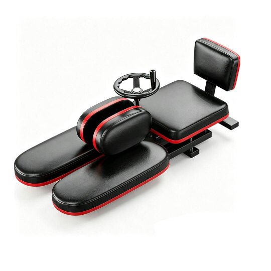 Havendro Heavy Duty Leg Stretcher Stretching Machine Split Training Equipment Home Gym - Steel Plastic - black