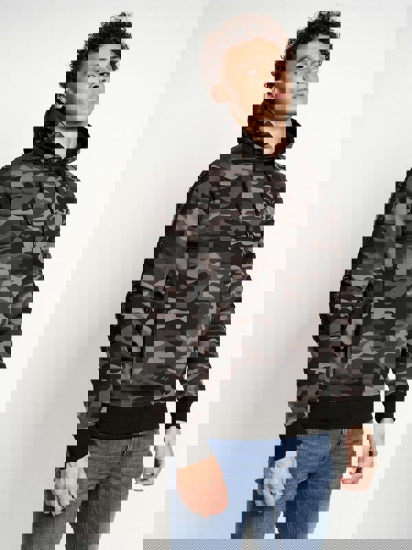 Crosshatch Cyler Hoodie Black