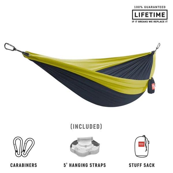 Grand Trunk Double Deluxe Hammock with Straps