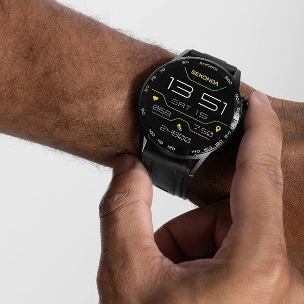 Sekonda Mens Active Plus Black Smartwatch 30155