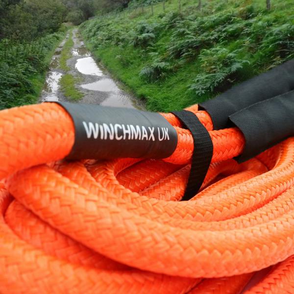 Winchmax Kinetic Recovery Rope (MBF 14,500kg) and Soft Shackle