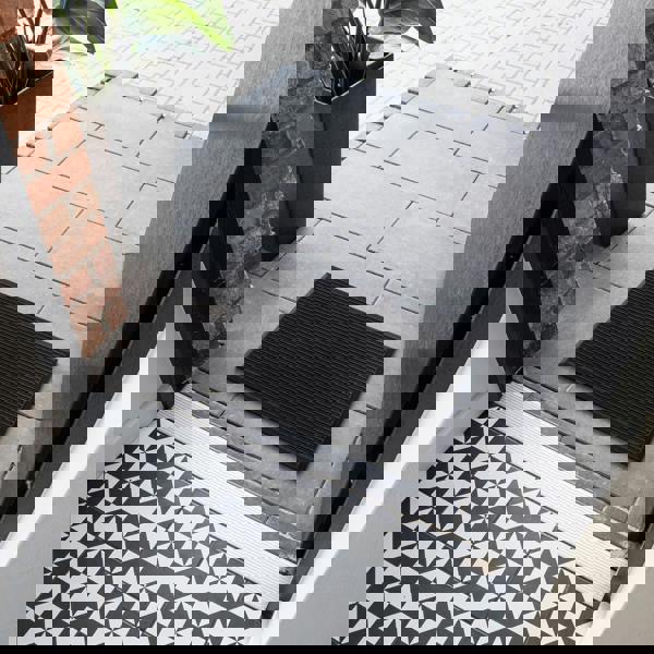 Nicoman Ribbed Harmony Indoor/Outdoor Entrance Door Mat