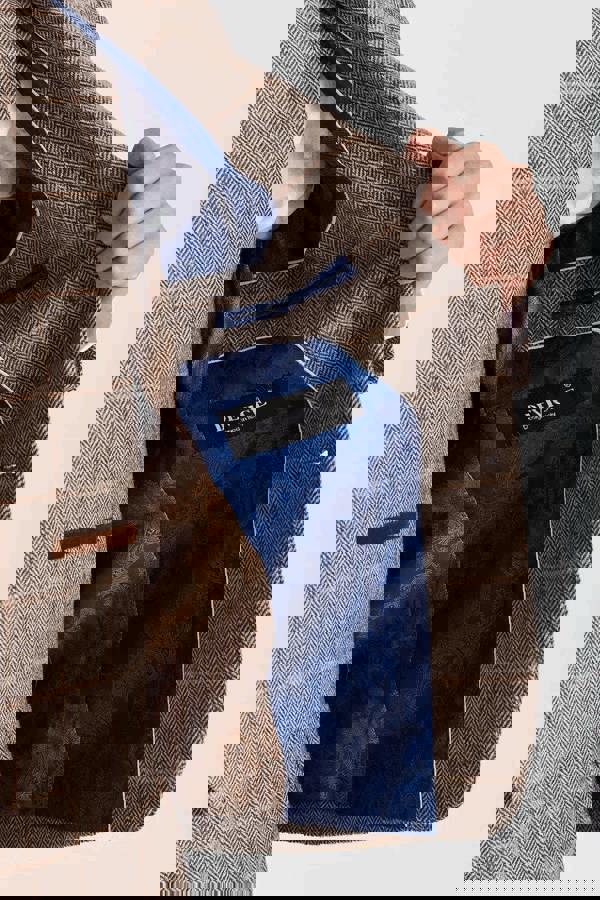 Paul Andrew Harris - Boys Brown 3 Piece Wool Blend Tweed Suit