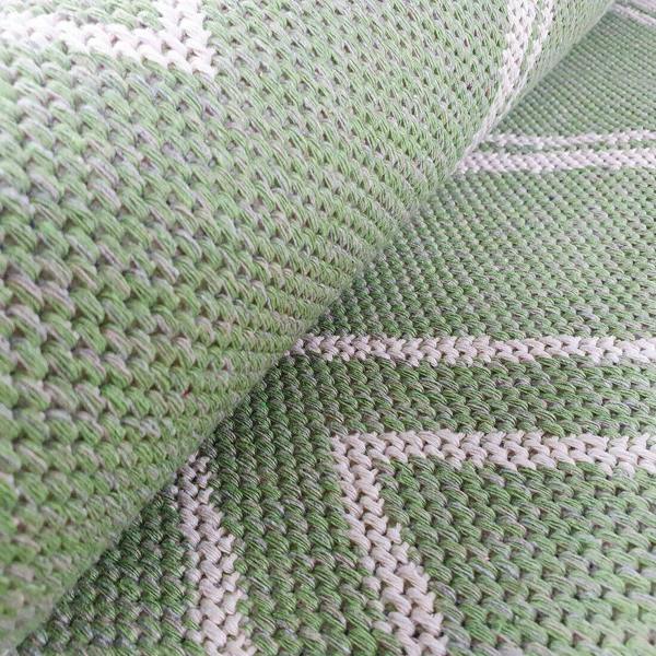 Runner Rug Geometric 100% Cotton Washable Woven Carpet Natural Diamond Patterned Mat - 75x300cm