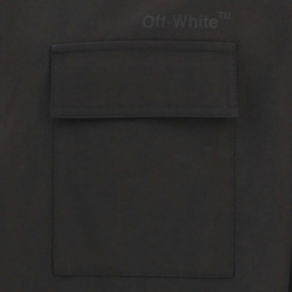 Off-White Diag Tab Zip Skate Fit Black Overshirt Jacket M