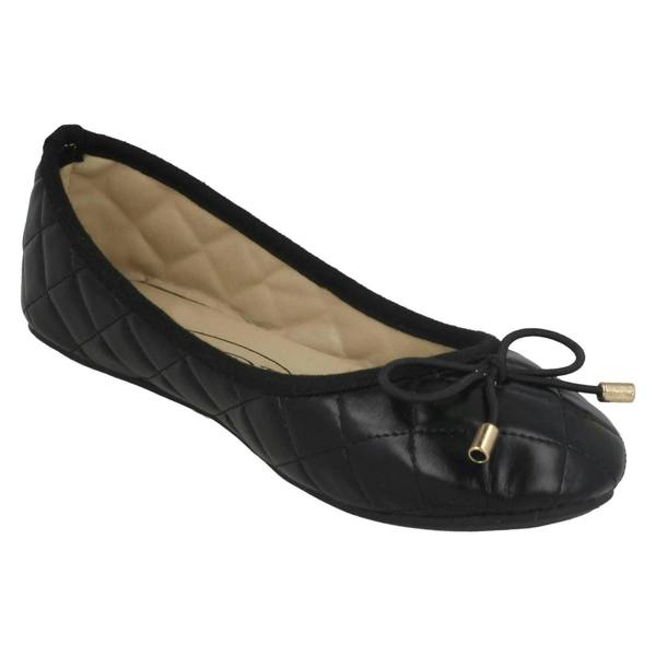 Spot On Girls Spot On Flat Quilted Ballerinas