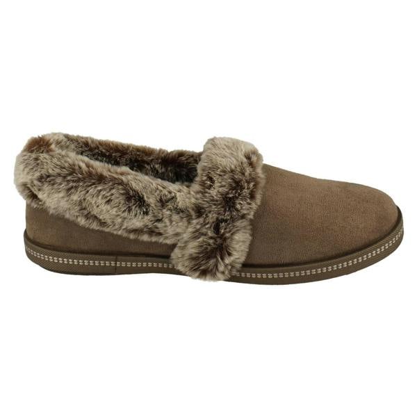Skechers Ladies Skechers Cali With Memory Foam Vegan Full Slippers Team Toasty 32777