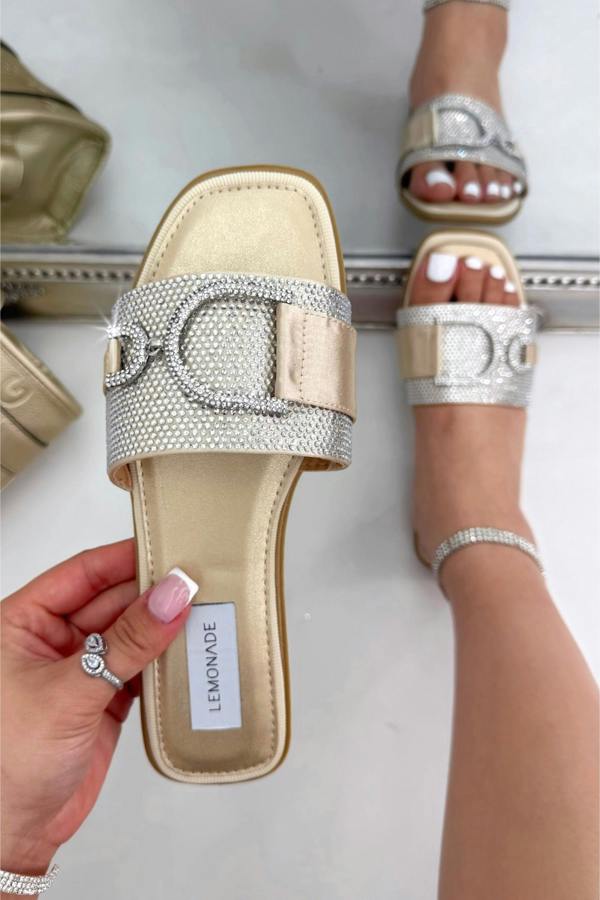 Crystal Imperial Icon Sliders Gold