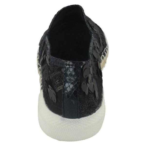 Savannah Ladies Savannah Flat Sequin Espadrilles