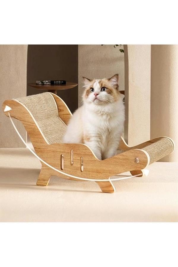 Living and Home 2 In 1 Cat Scratching Chair & Lounge Bed