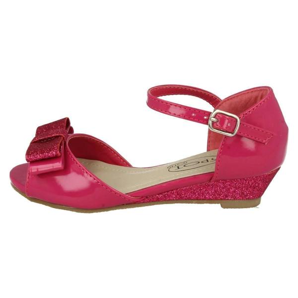 Spot On Girls Spot On Glitter Open Toe Sandals