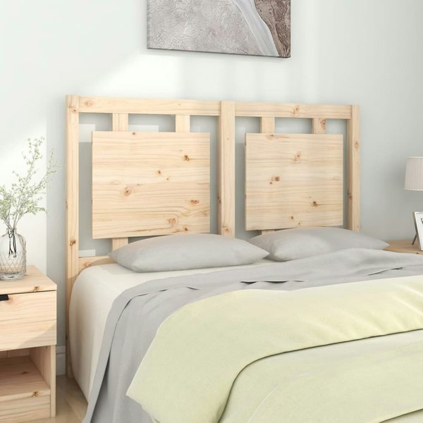 Berkfield Bed Headboard 125.5x4x100 cm Solid Pine Wood