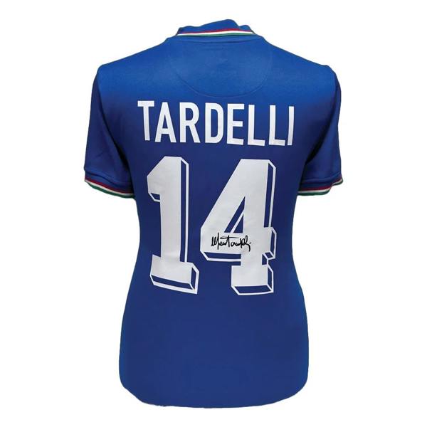 Unbranded Marco Tardelli signed Italy 1982 shirt — Unframed