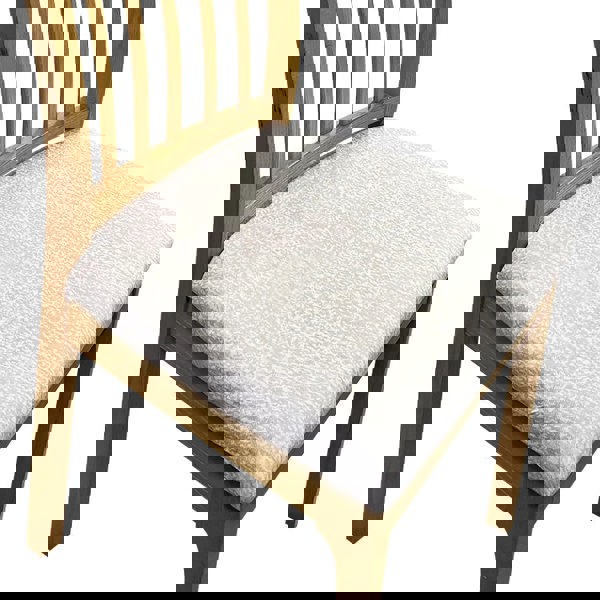 Anyseat Chair Cover Flakey White Print Stretch Seat Cover for Home Dinning Kitchen Washable Removable